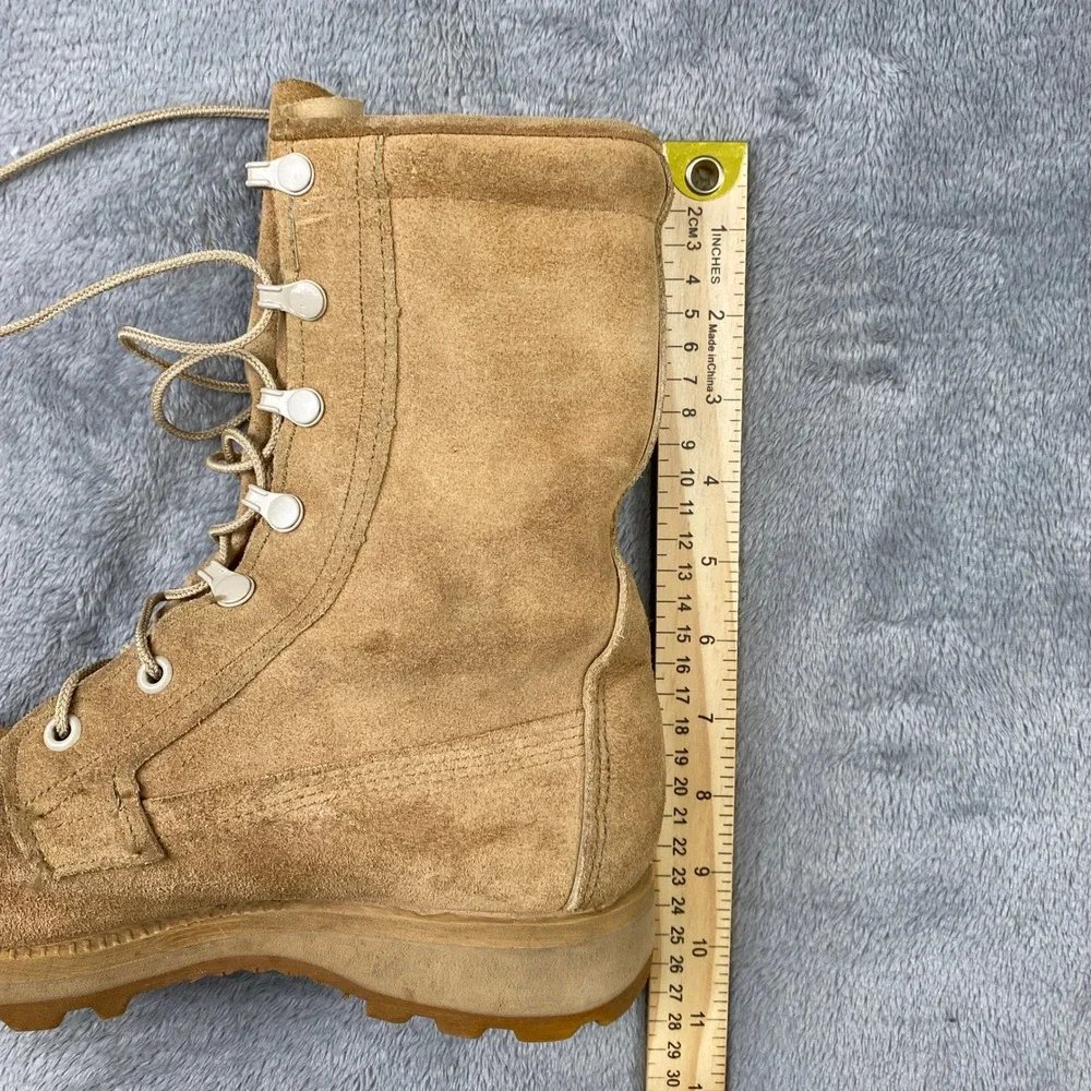 Belleville ICWT Military Combat‎ Boots Gore-Tex Tan Suede Vibram Sole Men 3.5 R